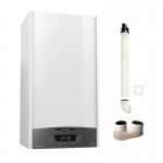 CALDAIA ARISTON CLAS ONE WI-FI A CONDENSAZIONE CAMERA STAGNA 24 KW METANO/GPL 3302123 + KIT FUMI OMAGGIO