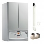 CALDAIA IMMERGAS VICTRIX TT A CONDENSAZIONE CAMERA STAGNA 24 KW METANO/GPL 3.025636 + KIT FUMI OMAGGIO