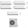 CONDIZIONATORE HISENSE PENTA SPLIT ENERGY PRO PLUS 9000+9000+9000+9000+9000 BTU WIFI INVERTER 5AMW125U4RTA A++