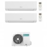 CONDIZIONATORE HISENSE DUAL SPLIT ENERGY ULTRA 7000+7000 BTU WIFI INVERTER 2AMW35U4RGC A++