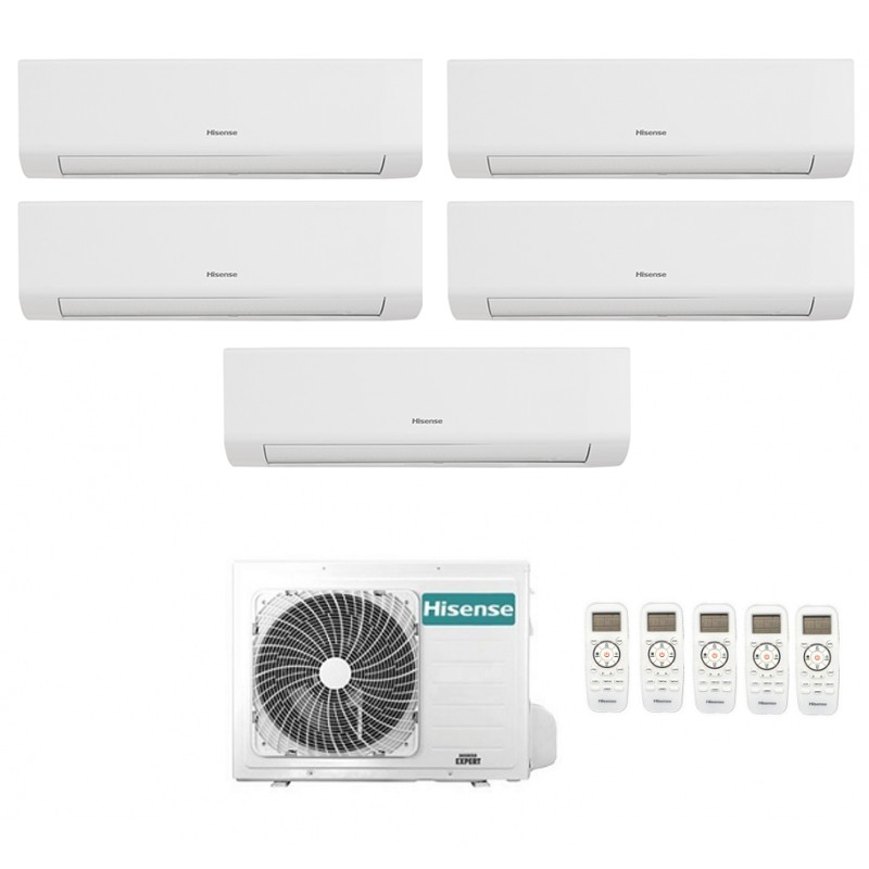 condizionatore hisense penta split energy ultra 90009000900090009000 btu wifi inverter 5amw125u4rta