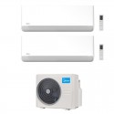 condizionatore midea dual split breezeless 90009000 btu wifi inverter m2oh 14hfn8 q