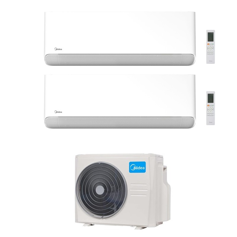 condizionatore midea dual split breezeless 90009000 btu wifi inverter m2oh 14hfn8 q