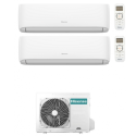 condizionatore hisense dual split hi comfort 900018000 btu wifi inverter 3amw72u4rjc a