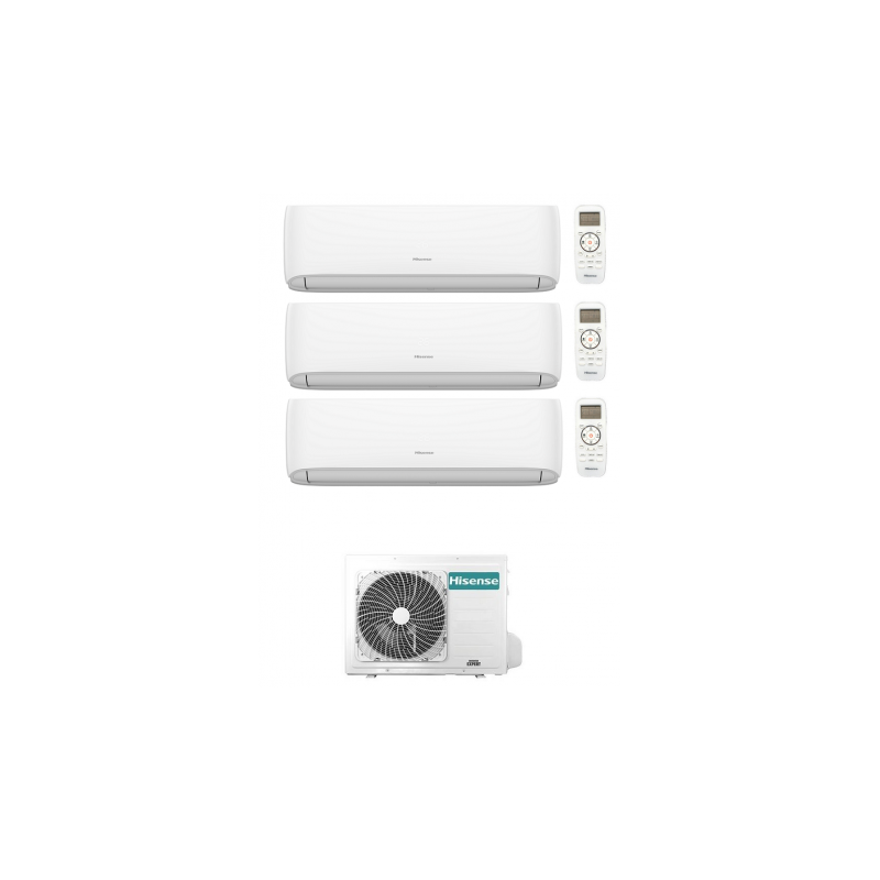 condizionatore hisense trial split hi comfort 700090009000 btu wifi inverter 3amw52u4rja