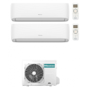 condizionatore hisense dual split hi comfort 70009000 btu wifi inverter 2amw42u4rgc