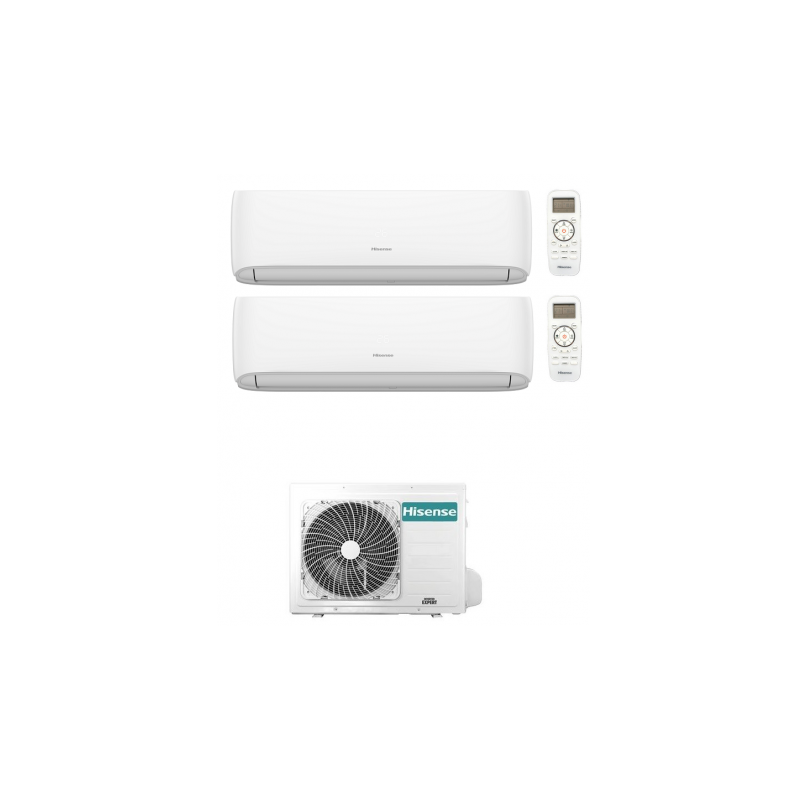 condizionatore hisense dual split hi comfort 70009000 btu wifi inverter 2amw42u4rgc