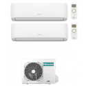 condizionatore hisense dual split hi comfort 700012000 btu wifi inverter 2amw42u4rgc