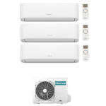 CONDIZIONATORE HISENSE TRIAL SPLIT HI-COMFORT 7000+9000+18000 BTU WIFI INVERTER 3AMW72U4RJC A++