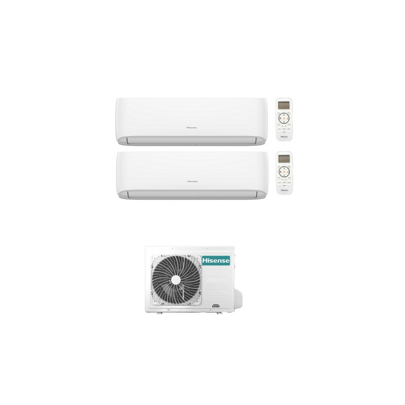 condizionatore hisense dual split hi comfort 90009000 btu wifi inverter 2amw52u4rxc