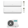 CONDIZIONATORE HISENSE DUAL SPLIT HI-COMFORT 9000+12000 BTU WIFI INVERTER 2AMW42U4RGC A++