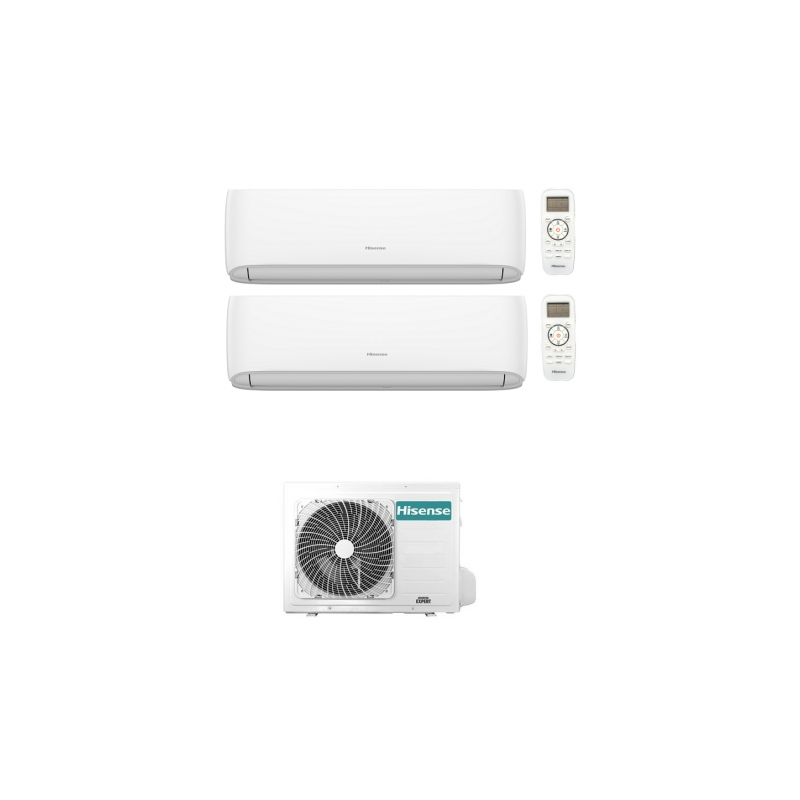 condizionatore hisense dual split hi comfort 900012000 btu wifi inverter 2amw42u4rgc