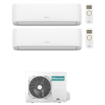 CONDIZIONATORE HISENSE DUAL SPLIT HI-COMFORT 7000+18000 BTU WIFI INVERTER 3AMW62U4RJC A++