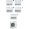 CONDIZIONATORE MITSUBISHI PENTA SPLIT A PAVIMENTO CONSOLE 9000+9000+9000+9000+9000 BTU INVERTER MXZ-5F102VF A++