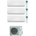 CONDIZIONATORE DAIKIN PERFERA WALL TRIAL SPLIT 7000+7000+18000 BTU WI-FI INVERTER R32 3MXM52A9 A+++