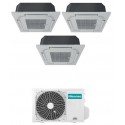 hisense condizionatore cassetta a 4 vie trial split inverter gas r32 900090009000 btu 3amw52u4rja a