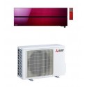 condizionatore mitsubishi kirigamine style wi fi msz ln r 32 rosso monosplit 9000 btu a