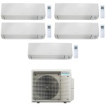 CONDIZIONATORE DAIKIN PENTA SPLIT PERFERA ALL SEASONS 5000+5000+5000+7000+9000 BTU WIFI INVERTER 5MXM90A A+++