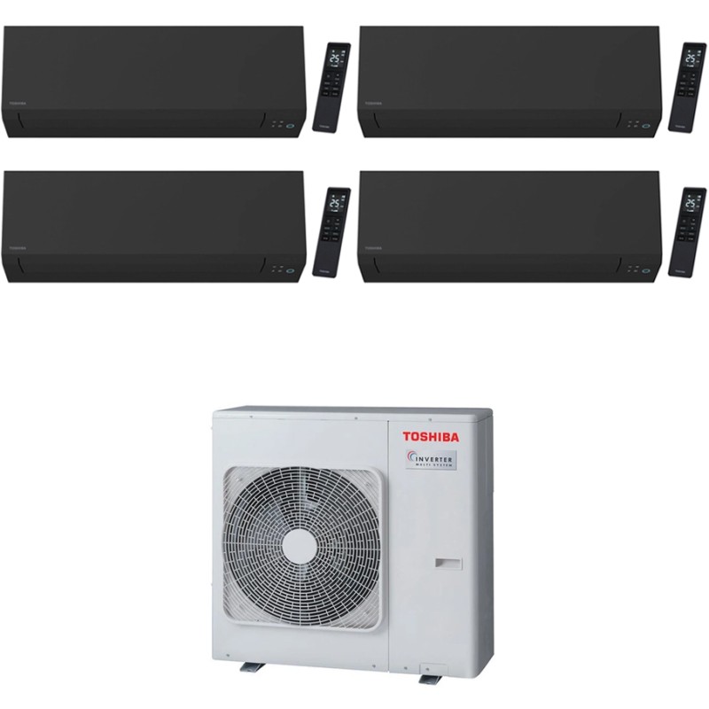 condizionatore toshiba quadri split shorai edge black 7000700070009000 btu wifi inverter ras 4m27g3avg e