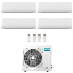 CONDIZIONATORE HISENSE QUADRI SPLIT ECOSENSE 7000+7000+9000+9000 BTU WIFI INVERTER 4AMW81U4RJC A++