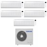 CONDIZIONATORE SAMSUNG PENTA SPLIT WINDFREE ELITE S2 7000+12000+12000+12000+12000 BTU WIFI INVERTER AJ100TXJ5KG/EU A++