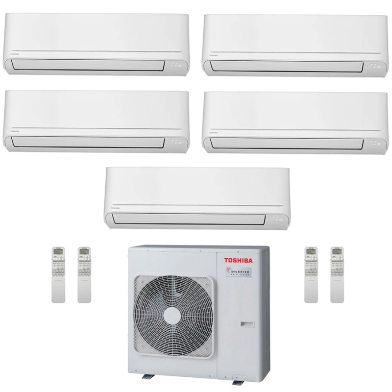 condizionatore toshiba penta split seiya smart 50005000500070009000 btu wifi inverter ras 5m34g3avg e