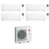 CONDIZIONATORE MITSUBISHI QUADRI SPLIT MSZ-AY 9000+9000+12000+18000 BTU WIFI INVERTER MXZ-5F102VF2 A++