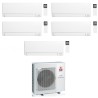 CONDIZIONATORE MITSUBISHI PENTA SPLIT MSZ-AY 7000+7000+9000+9000+9000 BTU WIFI INVERTER MXZ-5F102VF2 A++