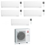 CONDIZIONATORE MITSUBISHI PENTA SPLIT MSZ-AY 7000+7000+12000+15000+15000 BTU WIFI INVERTER MXZ-5F102VF2 A++