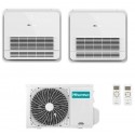 condizionatore hisense dual split pavimento console r 32 90009000 a 2amw35u4rgc