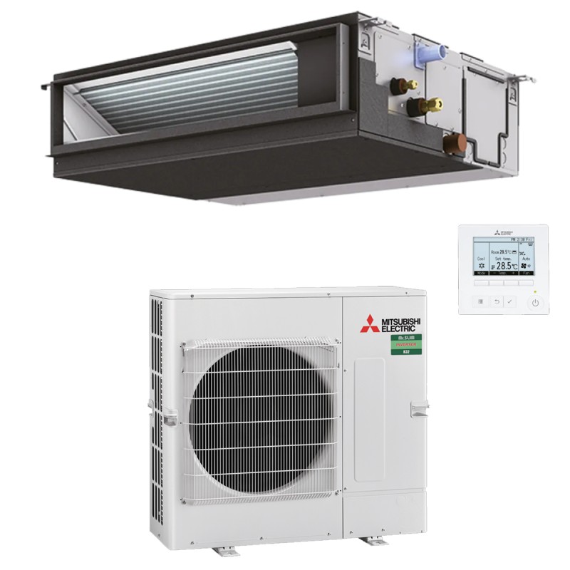 condizionatore mitsubishi canalizzabile 36000 btu monosplit inverter trifase pead m100ja
