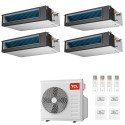 condizionatore tcl quadri split canalizzato 900090001200012000 btu wifi inverter mt3240