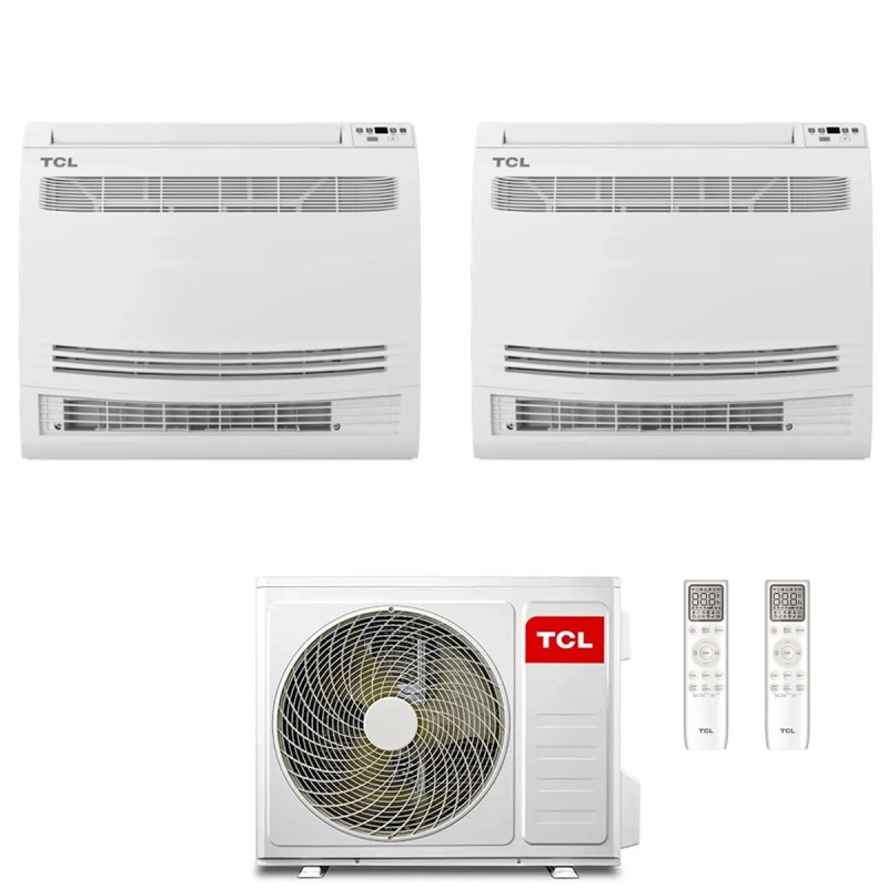 condizionatore tcl dual split console a pavimento 1800018000 btu wifi inverter mt3240