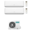 CONDIZIONATORE HISENSE DUAL SPLIT HI-COMFORT 18000+18000 BTU WIFI INVERTER 4AMW81U4RJC A++