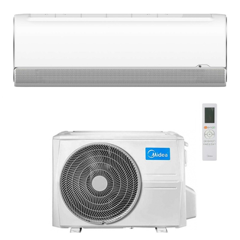 condizionatore midea breezeless 9000 btu r32 monosplit inverter wifi msfaau 09hrfn8b a