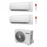 CONDIZIONATORE FERROLI DUAL SPLIT GIADA M 9000+18000 BTU WIFI INVERTER ESTERNA 21-3 A++