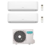 CONDIZIONATORE HISENSE DUAL SPLIT HI-COMFORT 9000+18000 BTU WIFI INVERTER 4AMW81U4RJC A++