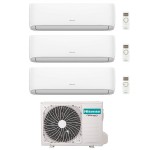 CONDIZIONATORE HISENSE TRIAL SPLIT HI-COMFORT 9000+9000+12000 BTU WIFI INVERTER 4AMW81U4RJC A++