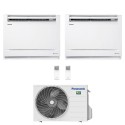 condizionatore panasonic dual split console a pavimento 90009000 btu inverter cu 2z35tbe a