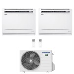 CONDIZIONATORE PANASONIC DUAL SPLIT CONSOLE A PAVIMENTO 9000+9000 BTU INVERTER CU-2Z35TBE A+++