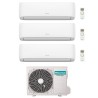 CONDIZIONATORE HISENSE TRIAL SPLIT HI-COMFORT 9000+9000+18000 BTU WIFI INVERTER 4AMW81U4RJC A++
