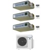 CONDIZIONATORE PANASONIC TRIAL SPLIT CANALIZZATO 9000+12000+18000 BTU INVERTER CU-4Z80TBE A++