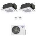 condizionatore panasonic dual split cassetta 4 vie 900012000 btu inverter cu 3z52tbe