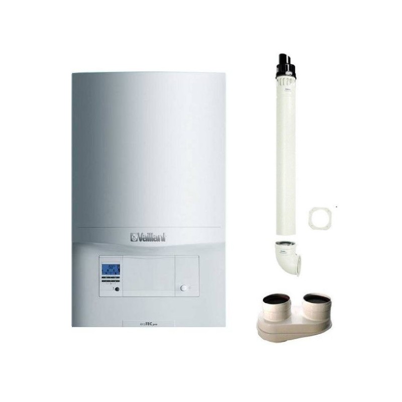 caldaia a condensazione vaillant ecotec pro vmw 2265 3 camera stagna 18 kw kit fumi omaggio