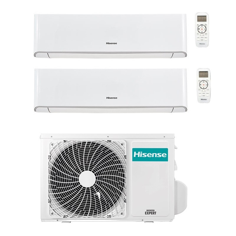 condizionatore climatizzatore hisense dual split energy r32 wifi 900012000 912 2amw42u4rra