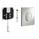 CASSETTA SCARICO INCASSO WC GROHE + PLACCA CROMO SKATE AIR + CANOTTO GAMMA 2018