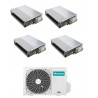 CONDIZIONATORE HISENSE CANALIZZATO QUADRI SPLIT 9000+9000+9000+9000 BTU INVERTER 4AMW81U4RJC R-32 A++