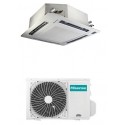 hisense condizionatore cassetta a 4 vie monosplit inverter gas r32 24000 btu auc71ur4rgb4 a plus plus