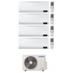 SAMSUNG CEBU CONDIZIONATORE QUADRI SPLIT 7000+7000+7000+7000 BTU INVERTER WIFI R32 AJ080TXJ4KG A++ NEW 2020