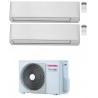 TOSHIBA NEW SEIYA CONDIZIONATORE DUAL SPLIT 7000+9000 BTU INVERTER R32 RAS-2M14U2AVG-E A++